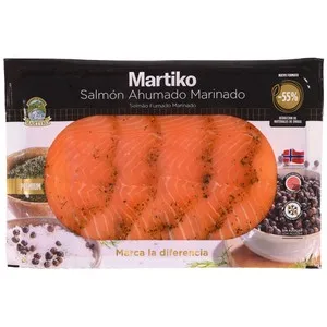 Martiko Salmún Ahumado del Norte Marinado sin Azúcares Añadidos 200 G.