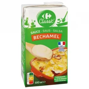 Salsa Bechamel Classic Carrefour Brik 500 Ml.