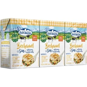 Salsa Bechamel sin Gluten Pack 3 Asturiana