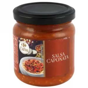 Salsa Caponata Extra Carrefour 190 G.
