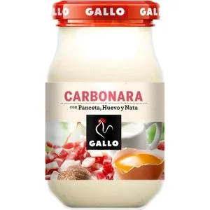 Salsa Carbonara Frasco 330 Gr