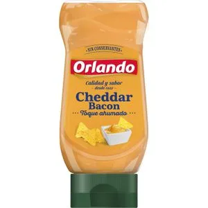 Salsa Cheddar Bacon Bote 245 Gr