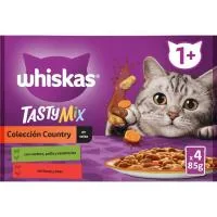 Salsa Country Collection para Gato Whiskas, Pack 4x85 G