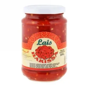 Salsa de Pimientos Harissa Tarro 370 G.