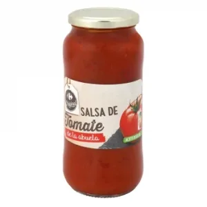 Salsa de Tomate de la Abuela Original Carrefour Tarro 550 G.