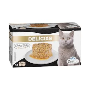 Delicias en Salsa Gato Adulto Delikuit 0.34 KG