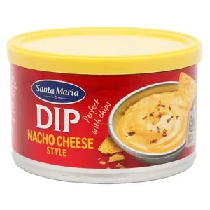 Santa María Salsa Mejicana de Queso Ideal para Chips Santa María 250 G.