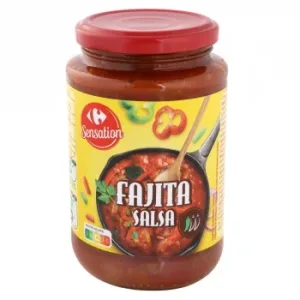 Salsa para Fajitas Carrefour Sensation 430 G.