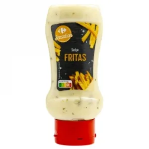 Salsa para Patatas Fritas Sensation Carrefour Envase 355 G.