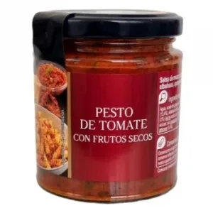 Salsa Pesto con Tomate y Frutos Secos Extra Carrefour 220 G.