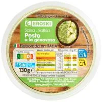 Salsa Pesto Genovés Eroski, Tarrina 130 G