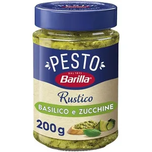 Salsa Pesto Rústico Basílico y Zucchine (albahaca y Calabacín) sin Gluten Barilla