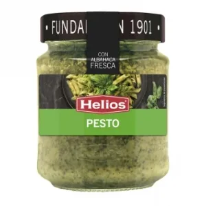 Salsa Pesto Verde Helios Tarro 200 G.