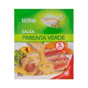 Salsa Pimienta Verde Hacendado 0.05 KG