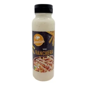 Salsa Ranchera Sensation Carrefour sin Gluten Bote 300 G.