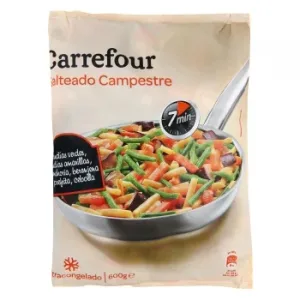 Salteado Verdura Campestres Carrefour 600 G.