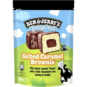 Salted Caramel Brownie Helados Peaces BEN & Jerry's