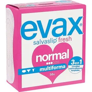 Salvaslip Normal Multiforma 58 u