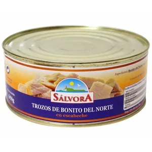 Sálvora Bonito del Norte en Escabeche Lata de 585 G. 650 G