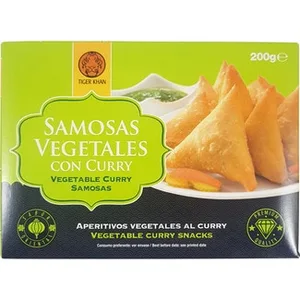 Samosas Vegetales con Curry Tiger Khan