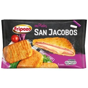 Fripozo San Jacobos (york con Queso Empanados) Prefritos y Congelados Mis Platos 4 X 80 G. 320 G