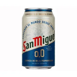 SAN Miguel Cerveza sin Alcohol (0,0% Vol.) 33 Cl. 330 ML