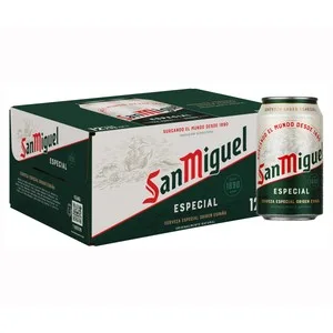 SAN Miguel Cervezas Pack de 12 Latas de 33 Cl. 3960 ML