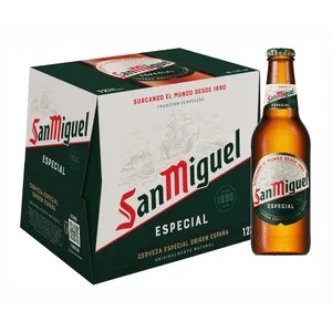 SAN Miguel Especial Cervezas Pack de 12 Botellines de 25 Cl. 3000 ML