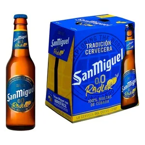 SAN Miguel Radler Cerveza Limón 0,0 Pack 6 Uds. X 25 Cl. 1500 ML