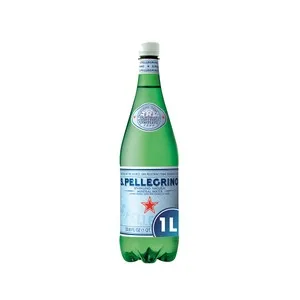 SAN Pellegrino Agua Mineral con Gas Botella 1 L. 1000 ML