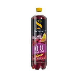 Sandevid Tinto de Verano con Limón y sin Alcohol ni Azúcar Sandevid Botella de 1,5 L. 1500 ML