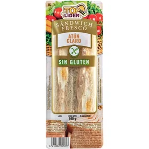 Sandwich de Atún Claro sin Gluten  Toplider 165 G