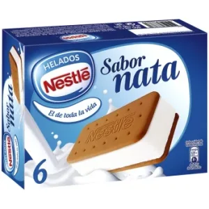 Sandwich de Nata Nestlé 6 Ud.
