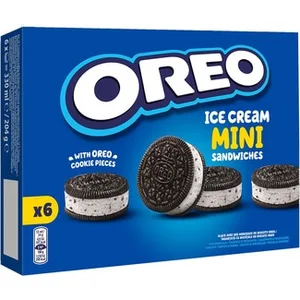 Sándwich Helado de Galleta Oreo 6 Unidades Oreo