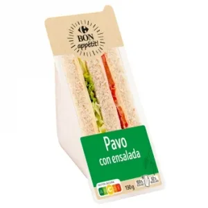 Sándwich Integral Pavo Ensalada Bon Appetit Carrefour 130 G