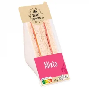 Sándwich Tortilla Mixto Carrefour 140 G.