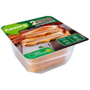 Ñaming Sandwich Mixto Especial para Calentar 2 X 120 G. 240 G