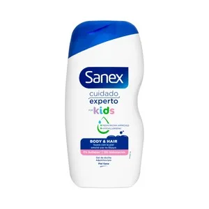 Sanex Cuidado Experto Kids Gel de Ducha y Espuma de Baño, para Todo Tipo de Peiels 475 Ml.