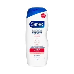 Sanex Cuidado Experto Urea Gel para Ducha o Baño Ultra Hidratante, para Pieles Secas 600 Ml.