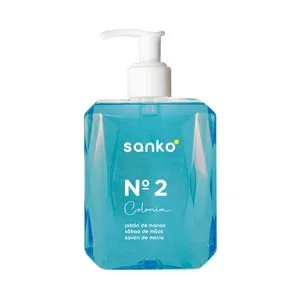 Sanko Nº 2 Jabón de Manos, con Aroma a Colonia, para Todo Tipo de Pieles 500 Ml.
