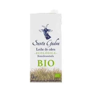 Santa Gadea Leche Semidesnatada de Cabra Ecológica 1 L. 1000 ML