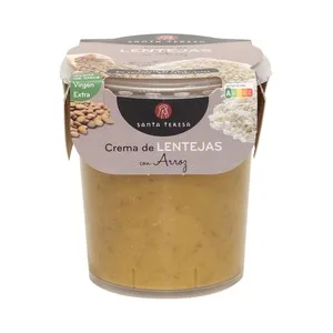 Santa Teresa Crema de Lentejas con Arroz 400 G. 400 ML