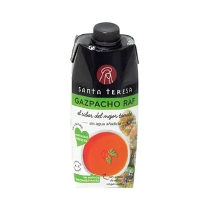 Santa Teresa Gazpacho Elaborado con Aceite de Oliva Virgen Extra y Tomates Raf Santa Teresa 500 Ml.
