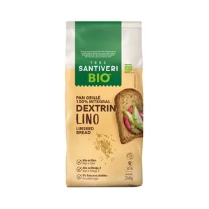 Santiveri Bio Pan Tostado Integral con Lino Ecológico 16 Uds. 240 G