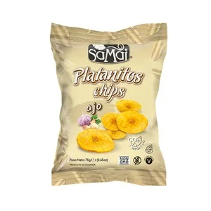 Sarai Frit Ravich Platanitos con Ajo 70gr 70 G