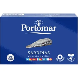 Sardinas en Aceite de Oliva 3-4 Piezas Portomar