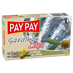 PAY PAY Sardinas en Aceite de Oliva 88 G.