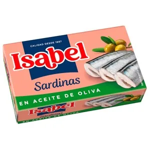Isabel Sardinas en Aceite de Oliva Lata de 81 G.