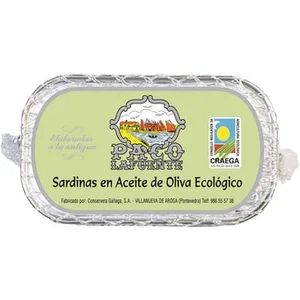 Sardinas en Aceite de Oliva Ecológico 3-5 Piezas Paco Lafuente