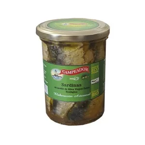 Campeador Sardinas en Aceite de Oliva Virgen Extra Ecológica Campeador 135 G